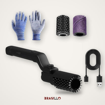 Brasillo v2 | Cepillo eléctrico para parrilla con 2 cabezales