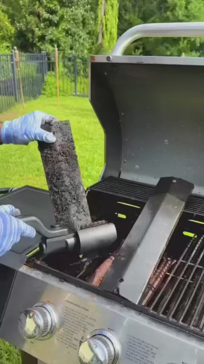 Brasillo v2 | Cepillo eléctrico para parrilla con 2 cabezales